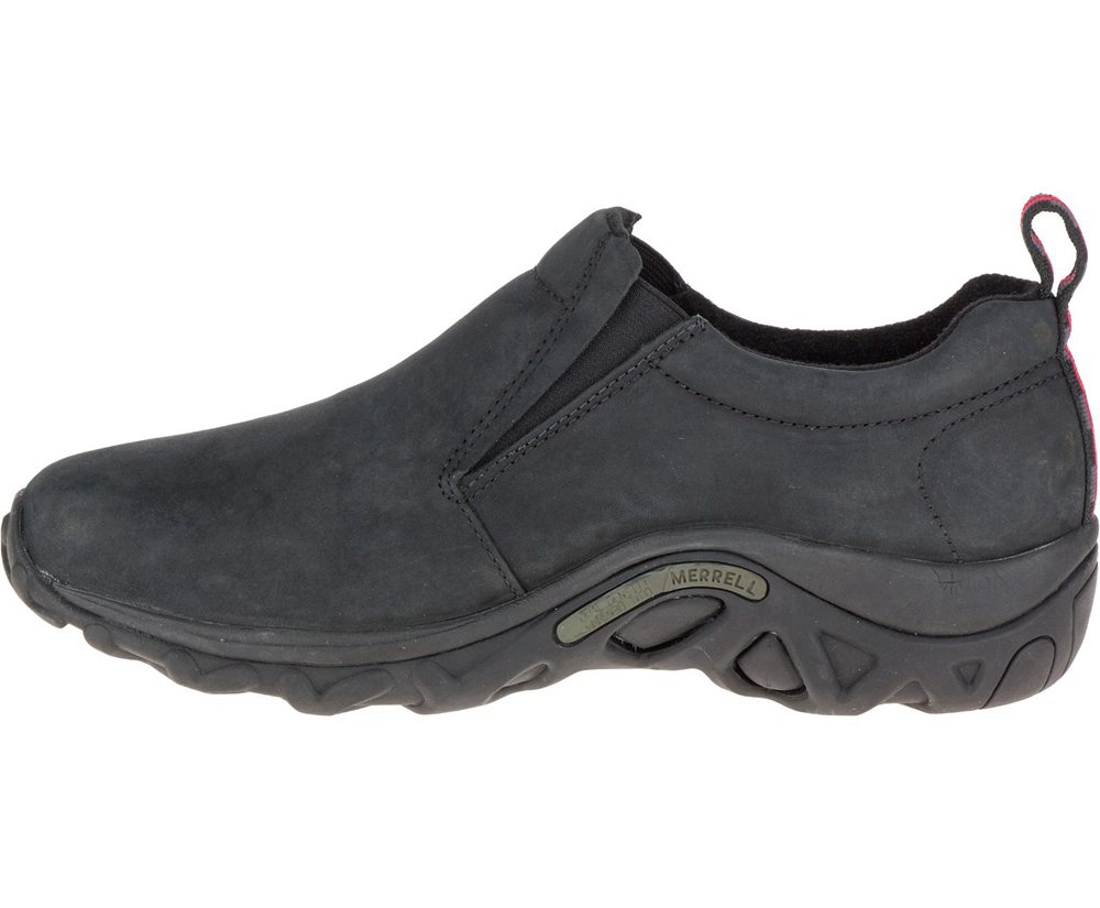 Slip On Homem - Merrell Jungle Moc Nubuck - Pretas - YUM270549